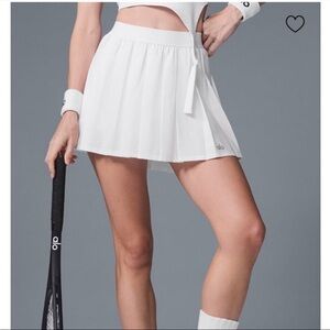 Alo yoga varsity tennis skirt